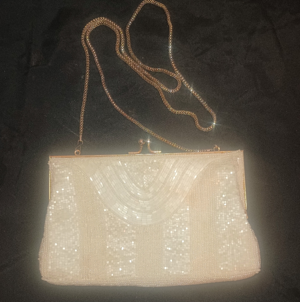 Hand made beaded purse